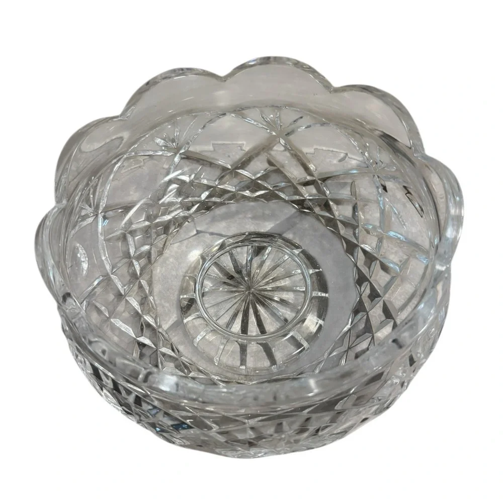 Waterford Crystal Footed Bowl Vintage Made In Ireland 7 Inch